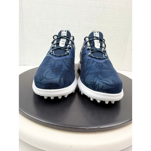 Under Armour Charged Breathe SL Women’s Size 7 Spikeless Shoes Navy 3024039-400 - Picture 4 of 11